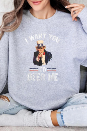 I Want You To Beer Me Uncle Sam Sweatshirt