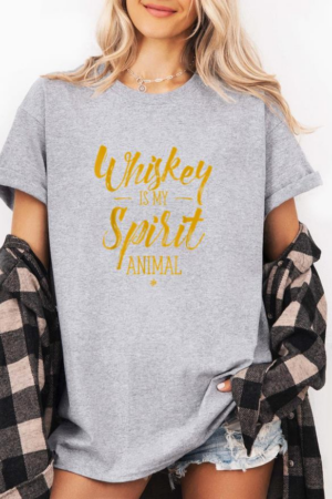 Whiskey Is My Spirit Animal T-Shirt