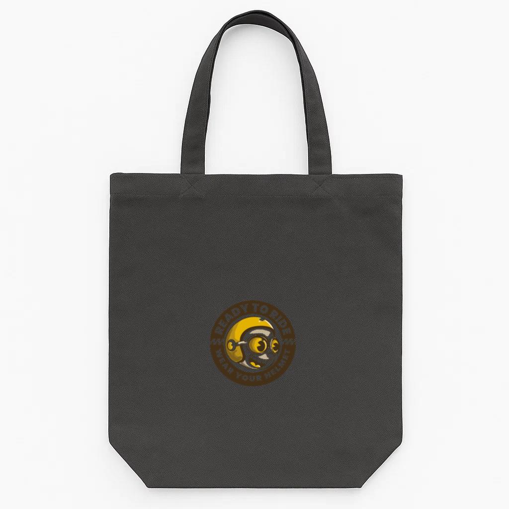 Hiker Motorbike Wild Minimal Canvas Tote Bag 