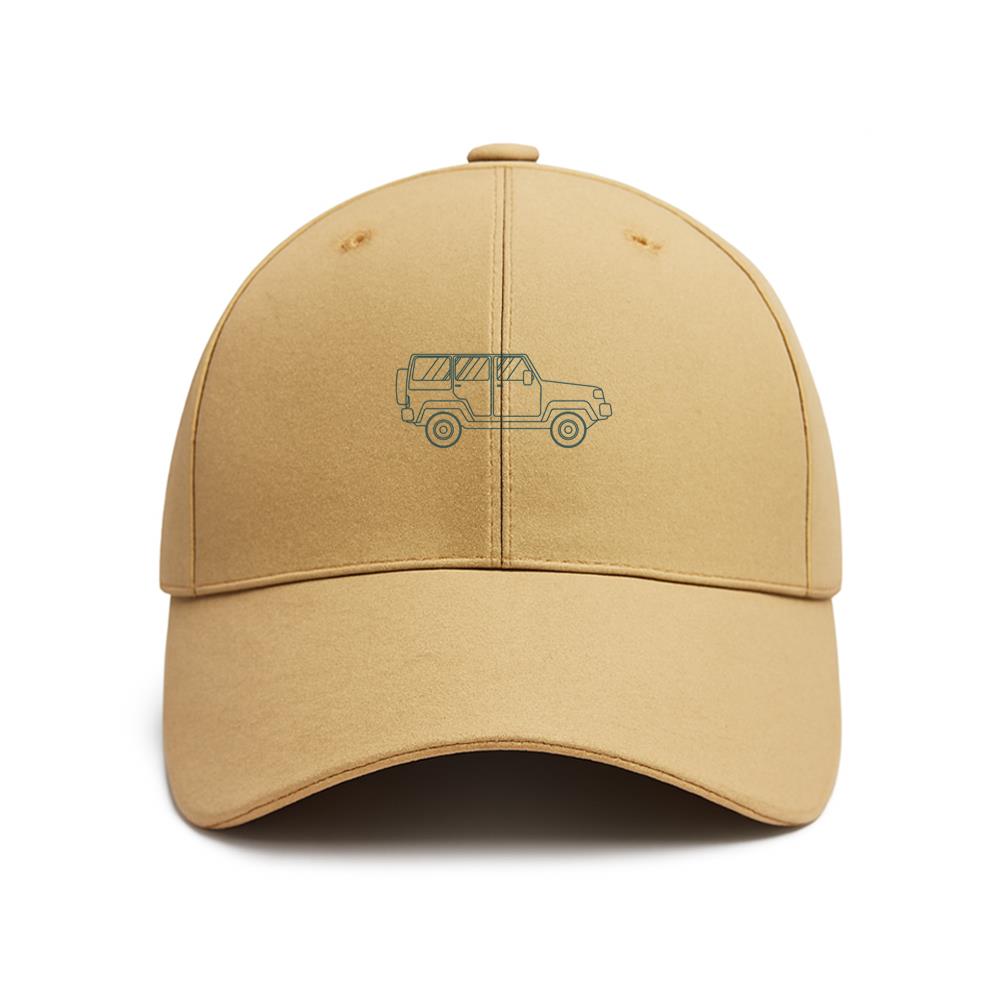 Jeep Car Body Vehicle Wheel Stroke Baseball Cap