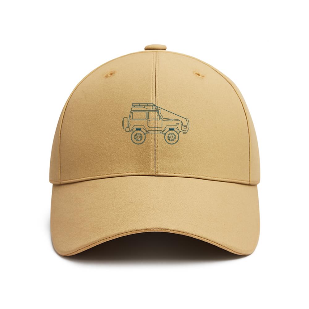 Jeep Car Vehicle Body Wheel Stroke Baseball Cap