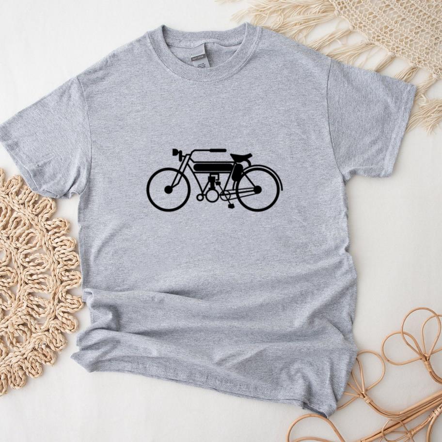 Motorized Bicycle Silhouette T-Shirt