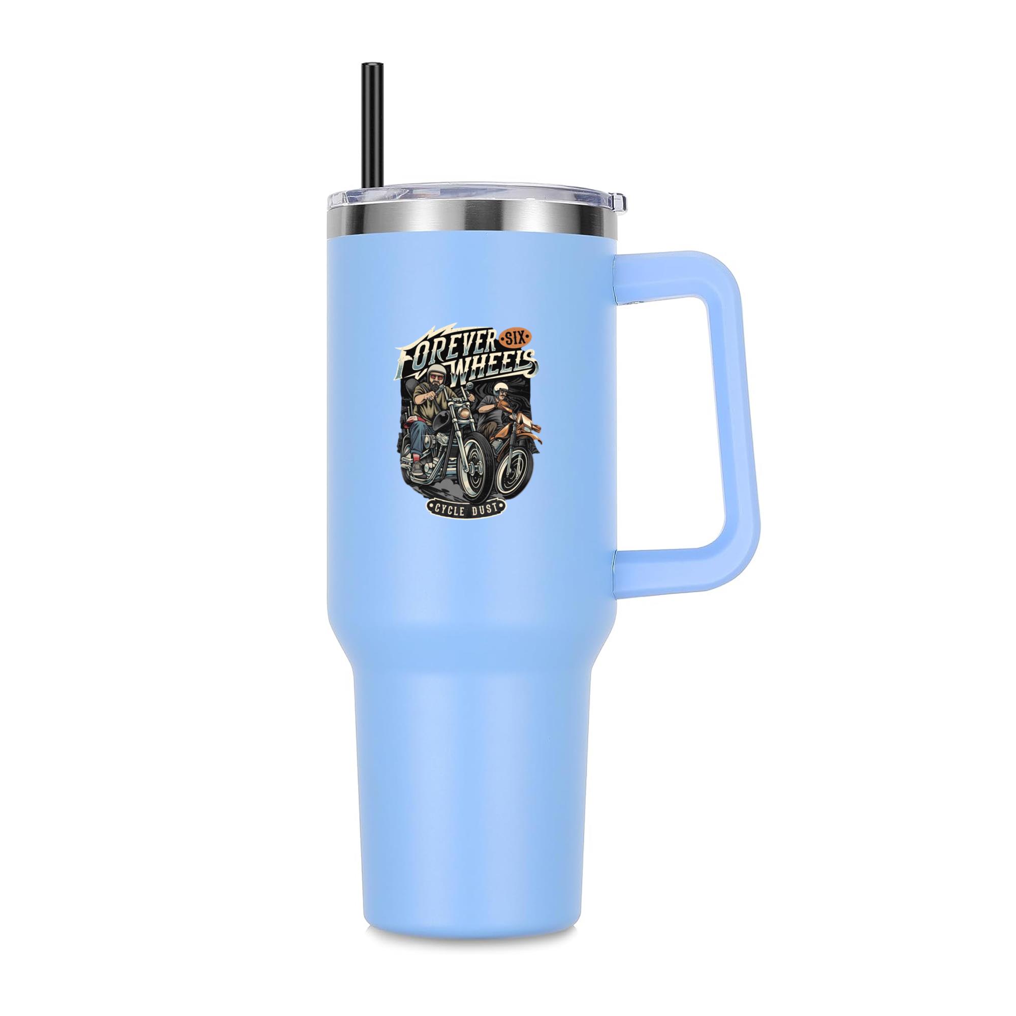 Outrider Motorbike Confident Classic 40oz Stainless Steel Tumbler