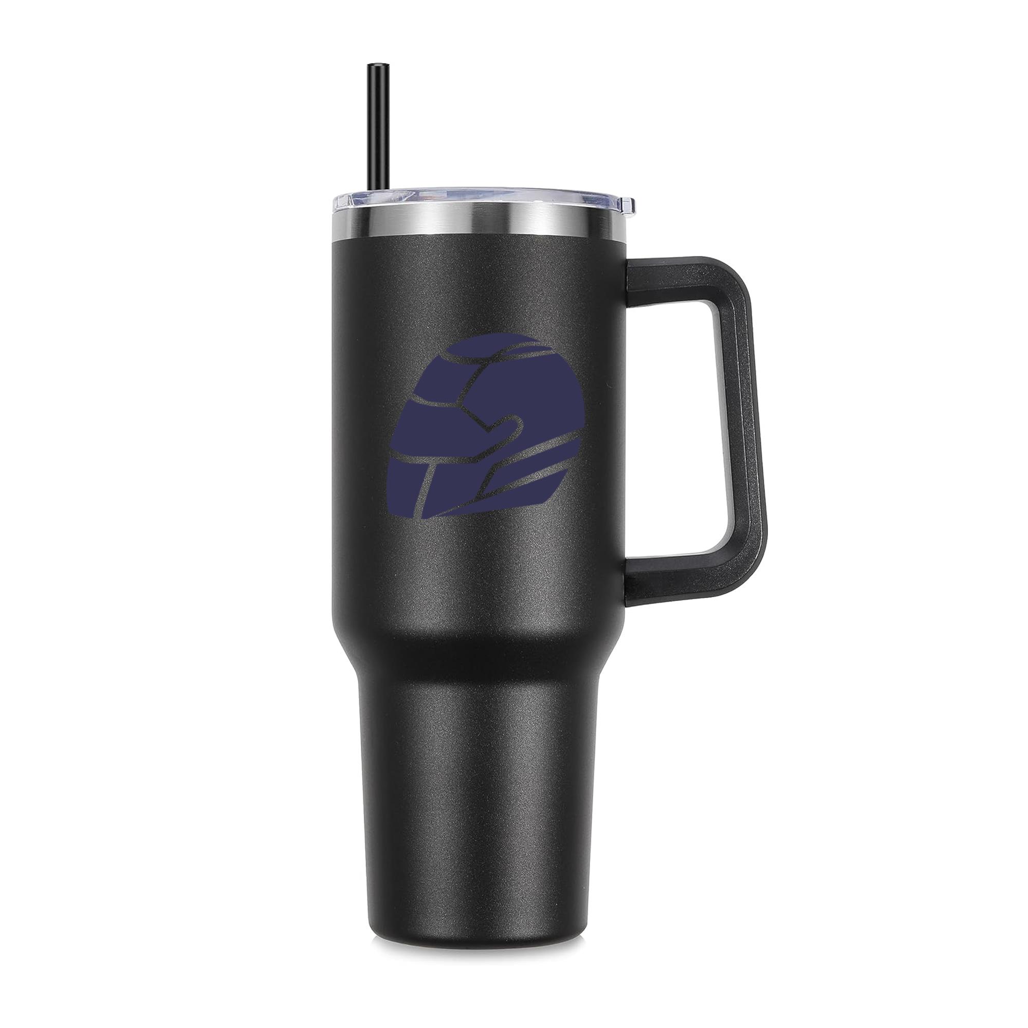 Race Car Helmeths 40oz Stainless Steel Tumbler - Image 4