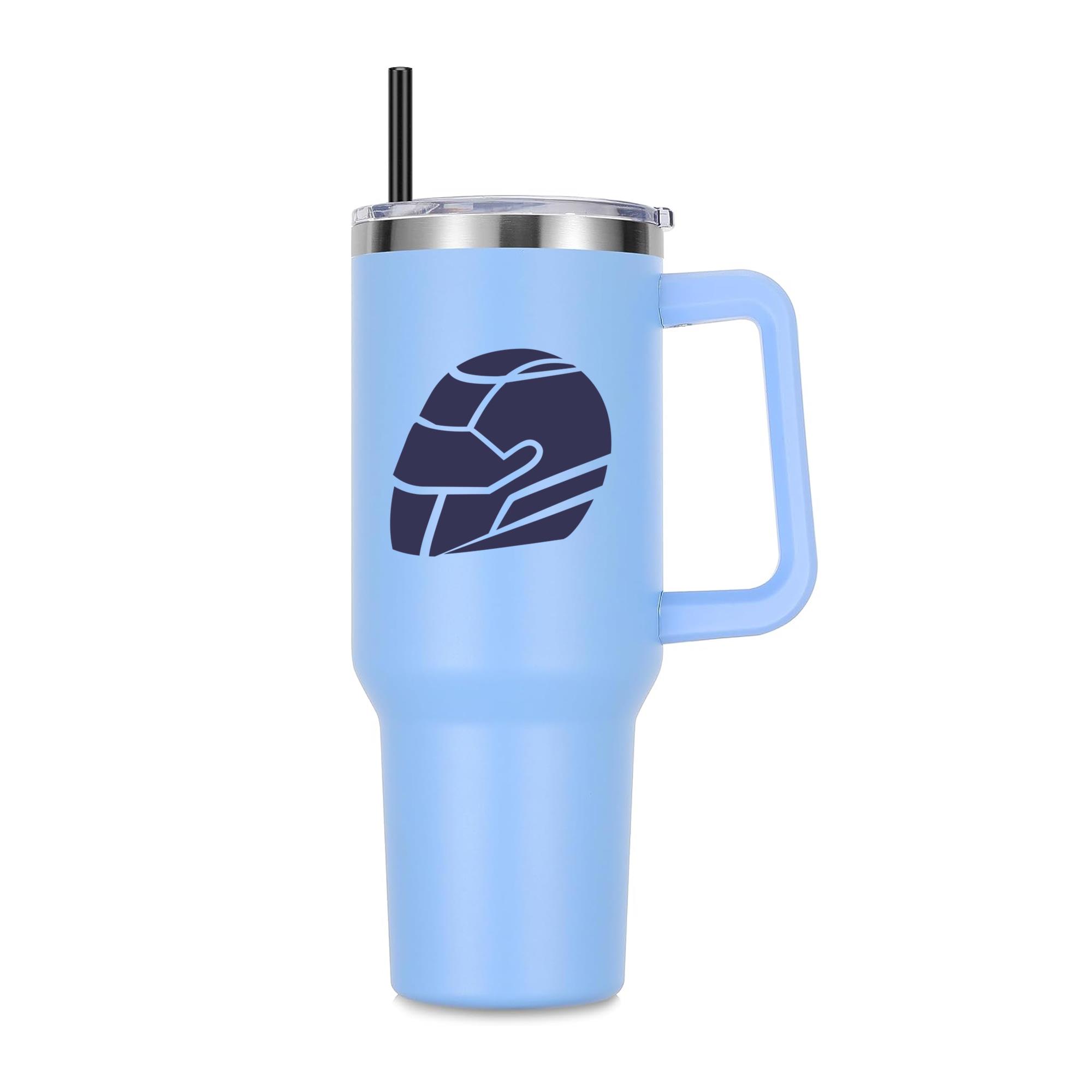 Race Car Helmeths 40oz Stainless Steel Tumbler