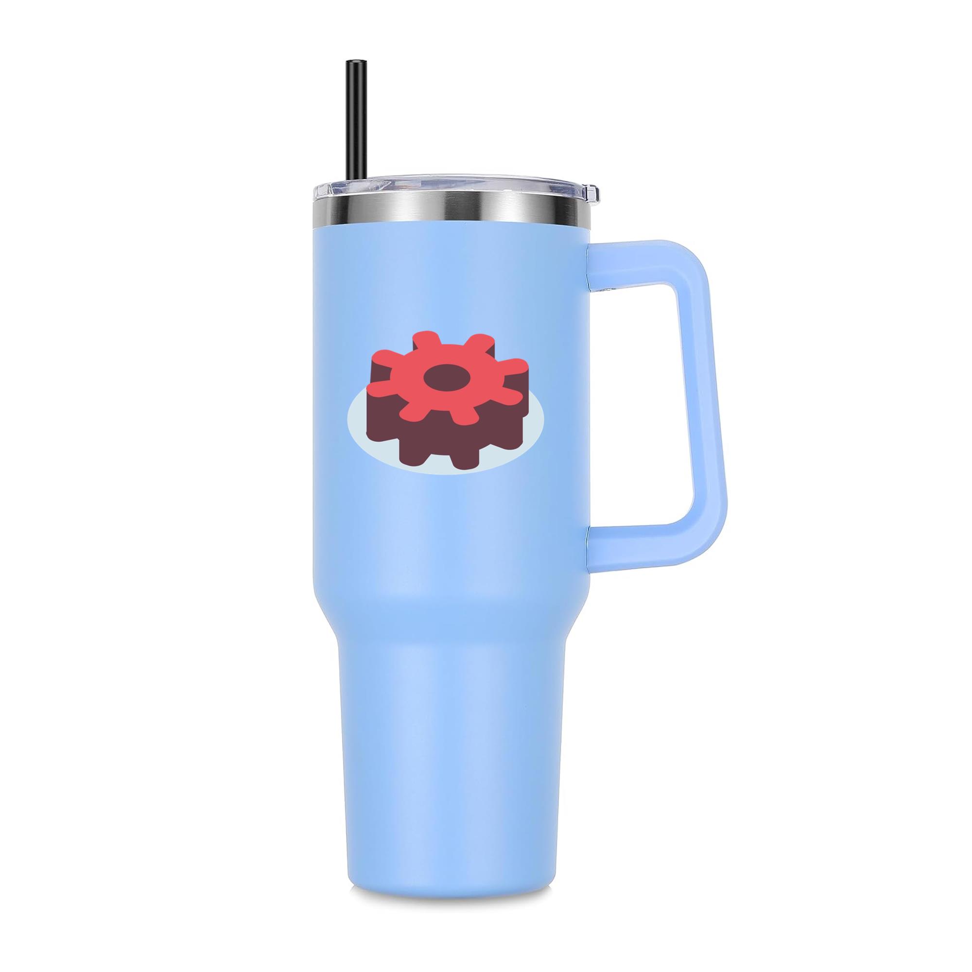 Red Gear Isometric 40oz Stainless Steel Tumbler