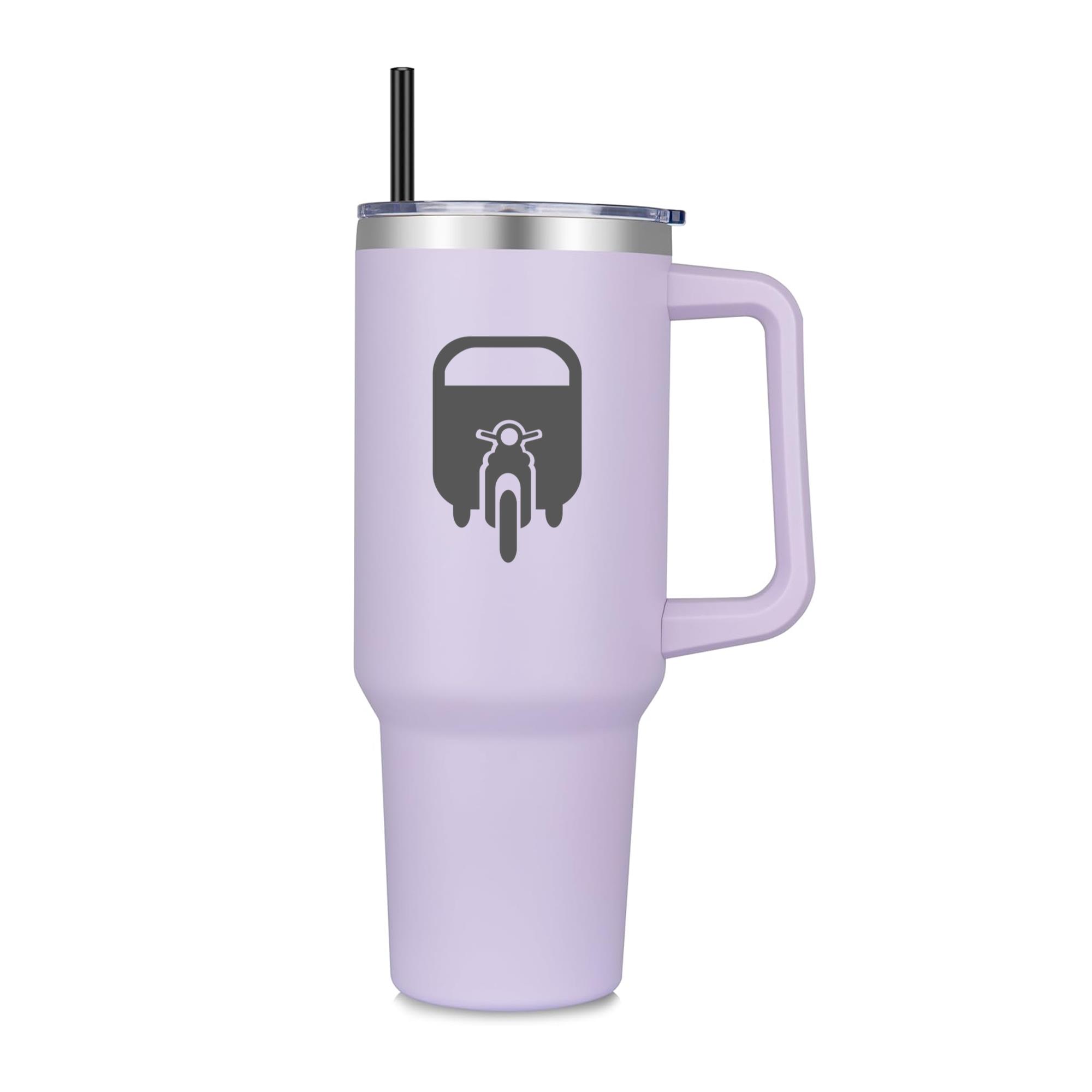 Retro 3 Wheeler Bike 40oz Stainless Steel Tumbler - Image 2