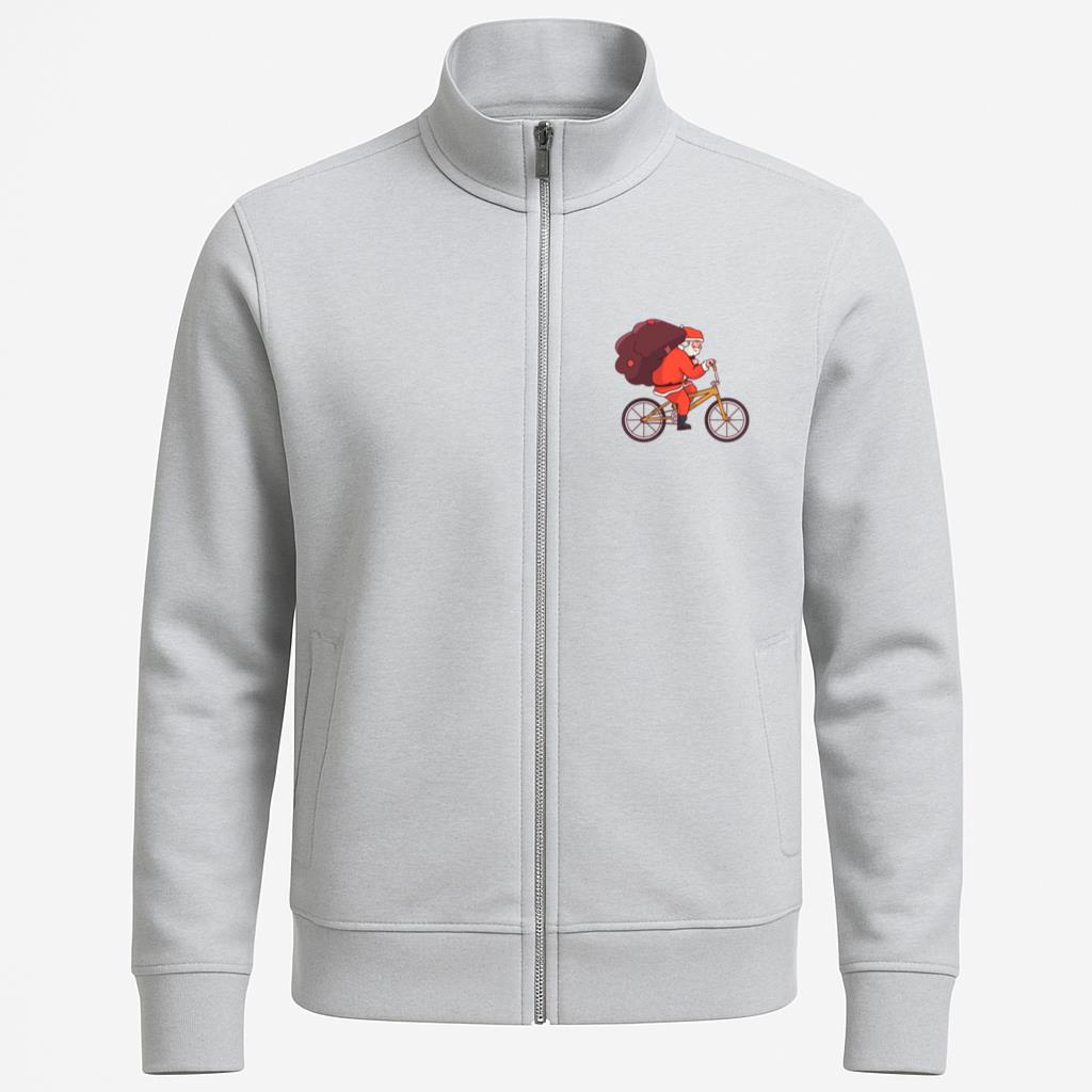 Santa Claus Sack Bicycle Flat Jacket