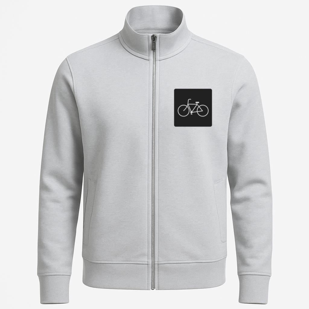 Simple Bicycle Square Icon Jacket