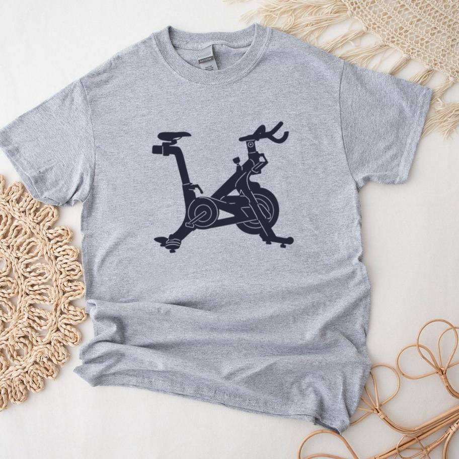 Stationary Bicycle Cut Out T-Shirt
