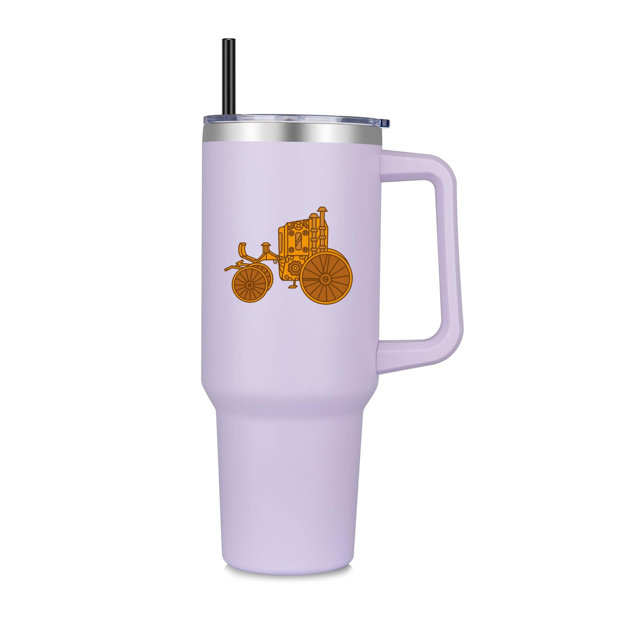 Steam Powered Tractor 40oz Stainless Steel Tumbler - Image 2