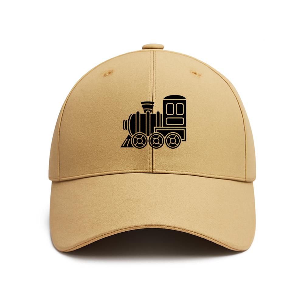 Train Engine Toy Black Baseball Cap