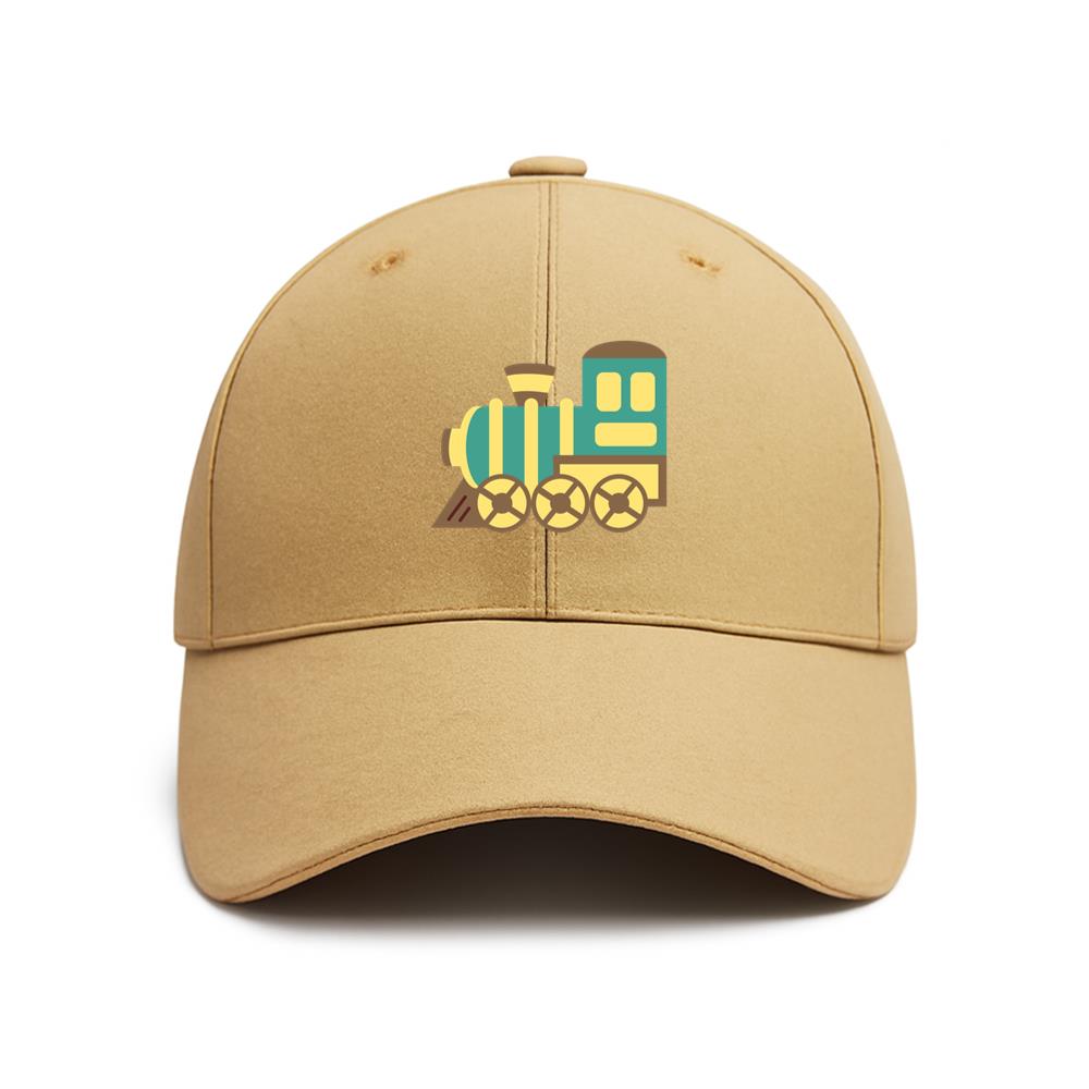 Train Engine Toy Flat Baseball Cap
