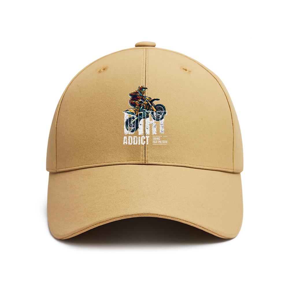 Wanderer Motorbike Peaceful Graphic Baseball Cap