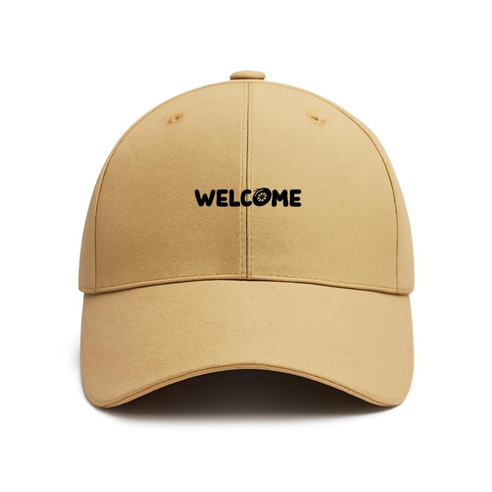 Welcome Wheel Design Baseball Cap