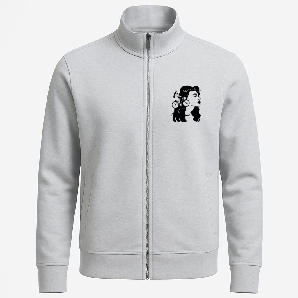 Woman Biker Filled Stroke Jacket